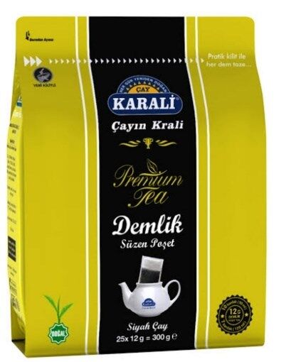 Karali Premium Demlik Poşet Çay 300 gr + Demleme Yeşil Çay 200 gr