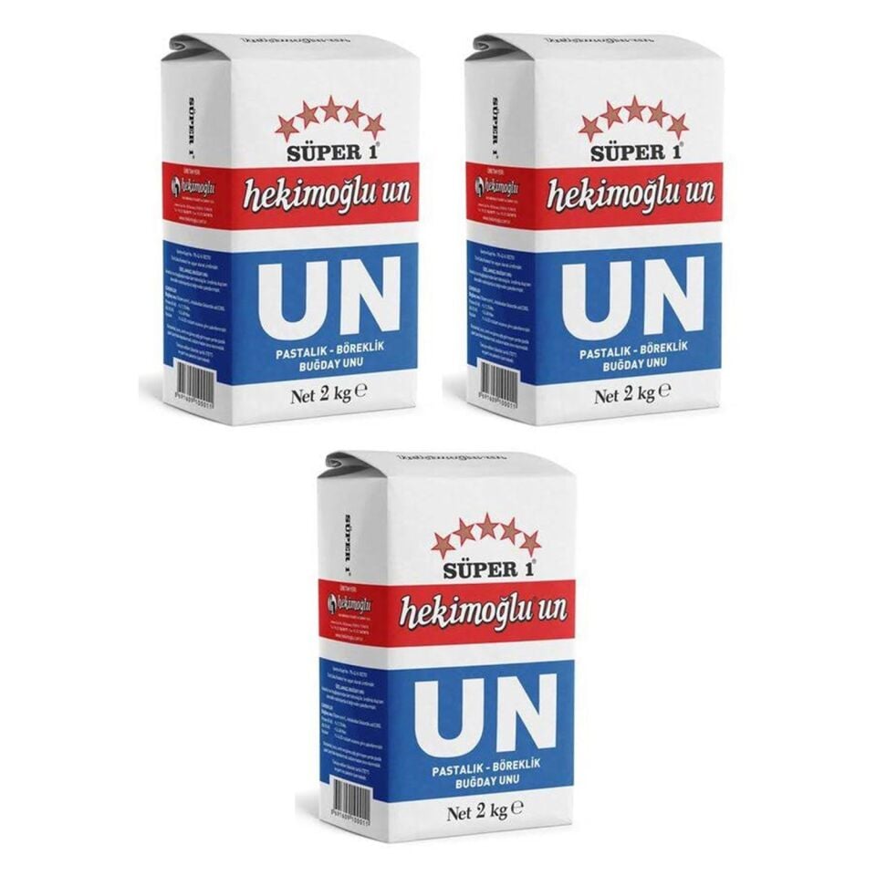Hekimoğlu Un 2 kg 3 lü