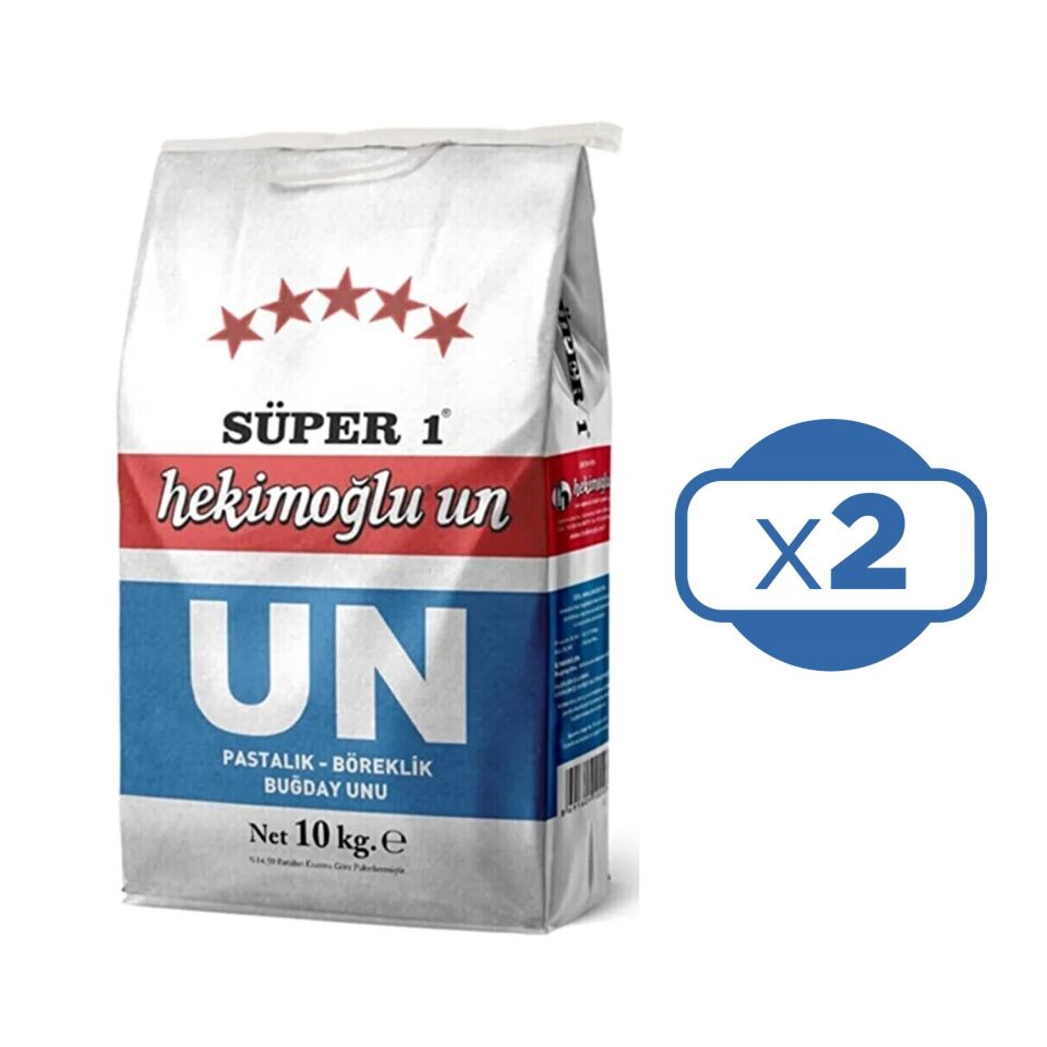 Hekimoğlu Un 10 kg x 2 Adet (20 kg)