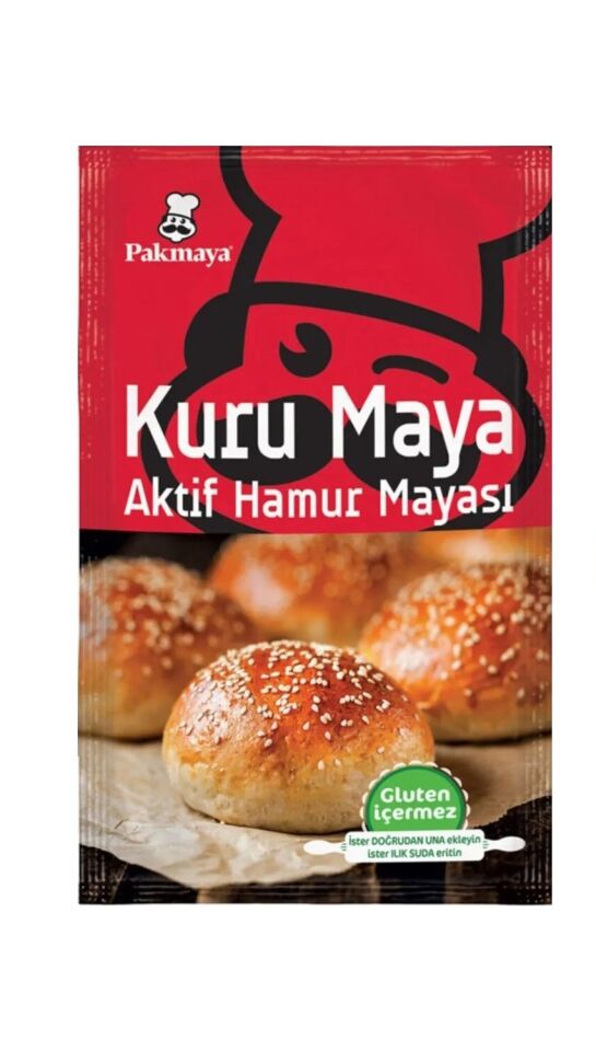 Pakmaya Kuru Maya 100 gr X 10 Adet