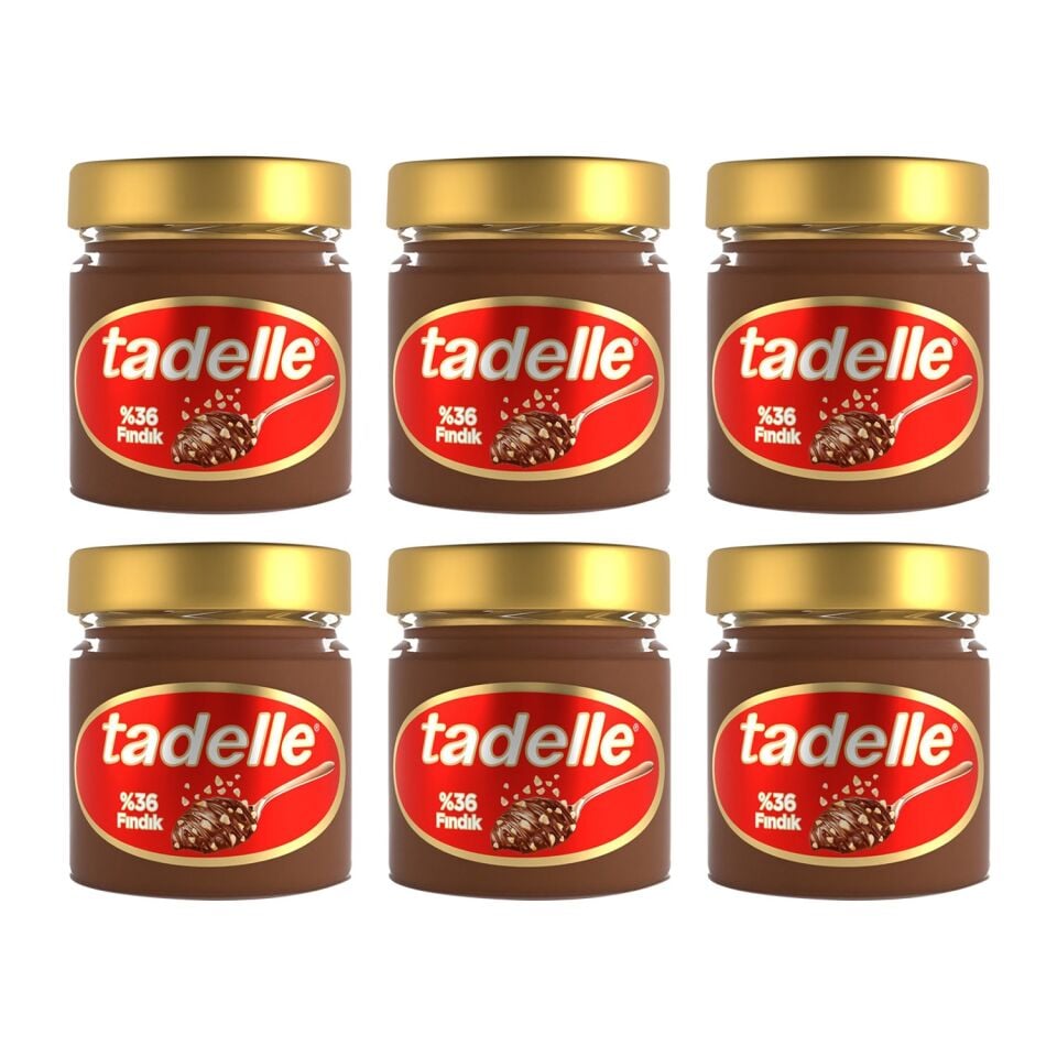 Tadelle Parça Fındıklı Kakaolu Fındık Ezmesi 200 Gr x 6 Adet