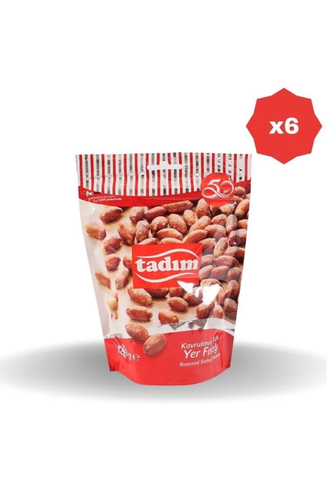 Tadım Tuzlu Kavrulmuş 180 gr Yer Fıstığı x 6 Adet