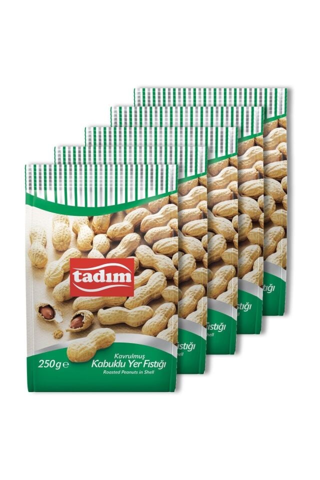 Tadım Kabuklu Yer Fıstığı 250 gr X 5 Adet