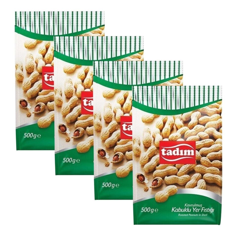 Tadım Kabuklu Yer Fıstığı 500 gr x 4 Adet