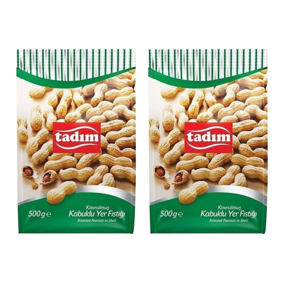 Tadım Kabuklu Yer Fıstığı 500 gr x 2 Adet