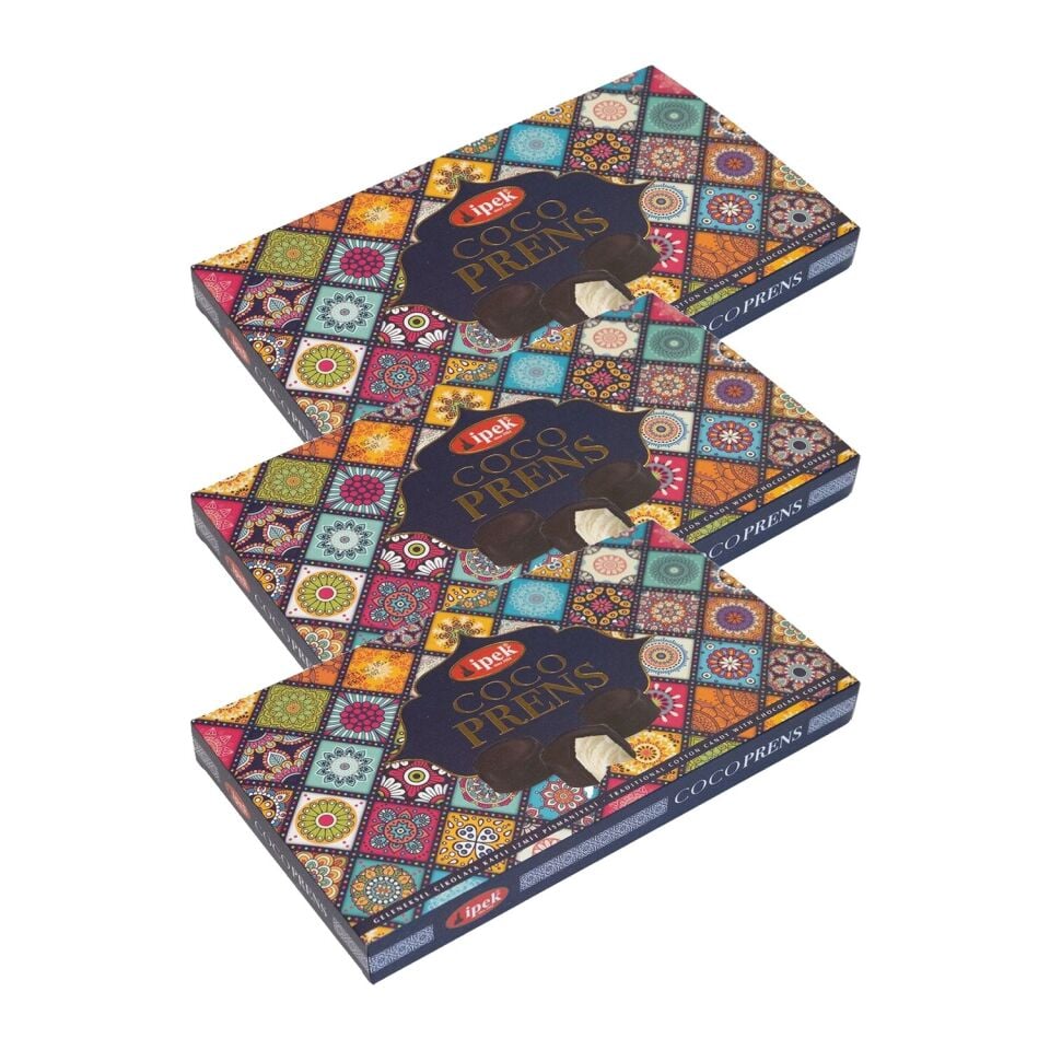 İpek Pişmaniye Çikolatalı Pişmaniye Coco Prens 18'li 235 gram x 3 Adet