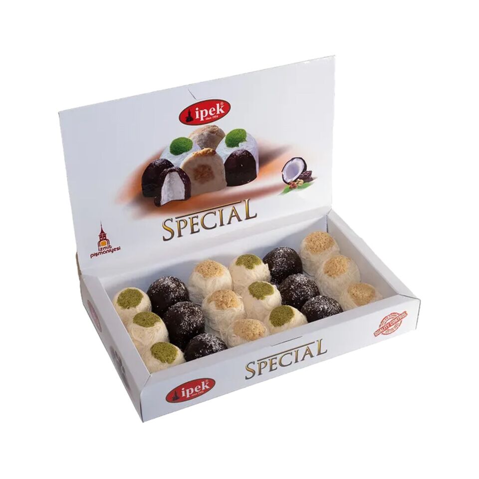 İpek Pişmaniye Çikolatalı Pişmaniye Coco Prens 18'li + Special 425 gr 2 li Set