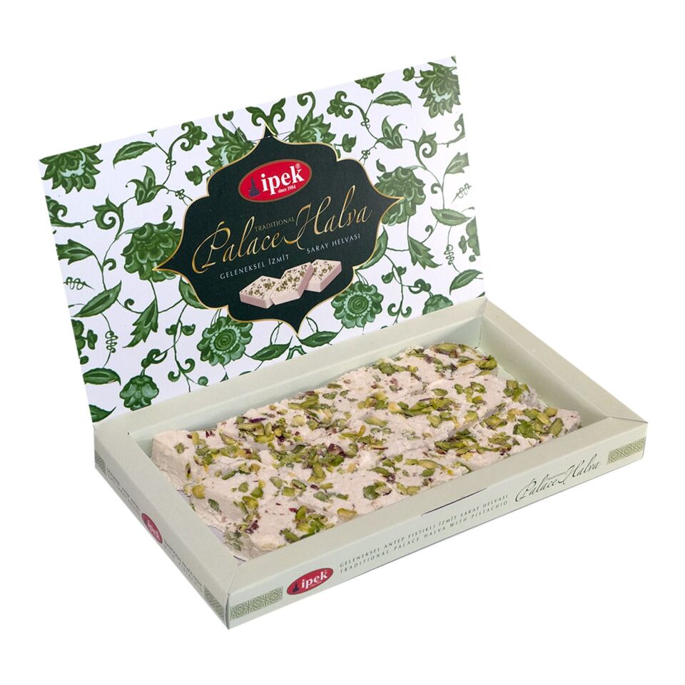 İpek Pişmaniye Saray Helvası A.Fıstıklı 250 gr + Çik. Kaplamalı 350 gr
