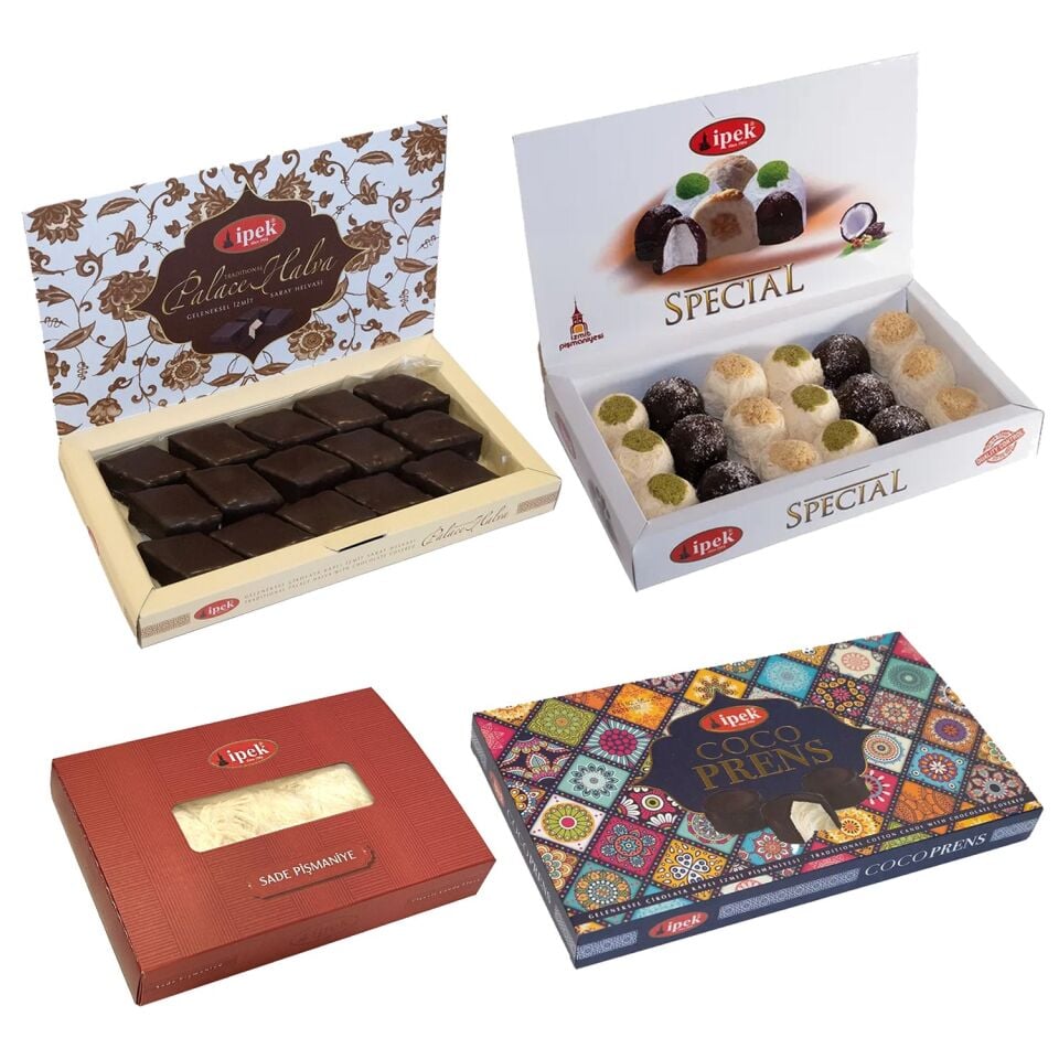 İpek Pişmaniye 4 lü Karma Lezzet Paketi