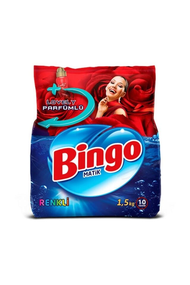 Bingo Ultra Beyaz ve Renkli Toz Çamaşır Deterjanı 1,5 kg 2 li Set