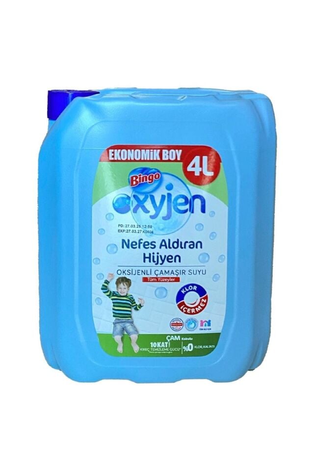 Bingo Oksijenli Çamaşır Suyu Çam Kokulu 4 L
