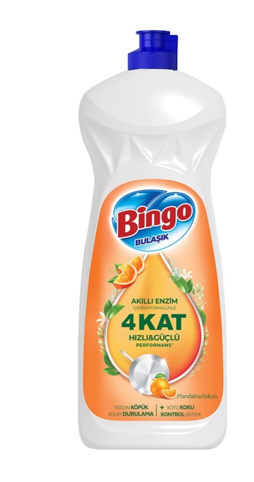 Bingo Elde Bulaşık Deterjanı Mandalina 1500 Ml x 2 Adet