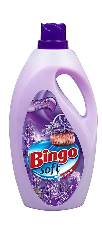 Bingo Soft Çamaşır Yumuşatıcısı 3 lt Lavanta ve Zambak 2 li Set