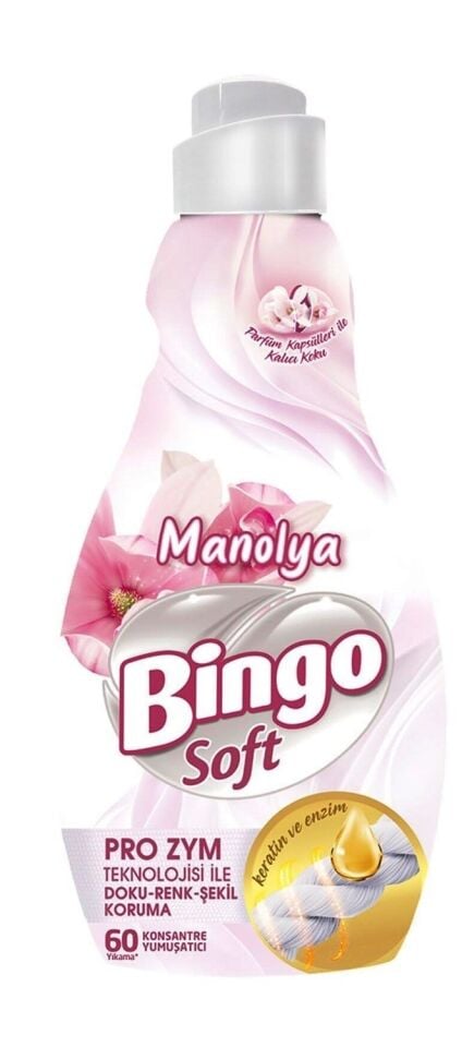 Bingo Soft Konsantre Yumuşatıcı 1440 ml Lovely-Nergis-Manolya 3 lü Set