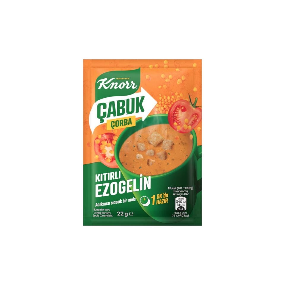 Knorr Çabuk Çorba 6 Çeşit 36 lı Karma Paket