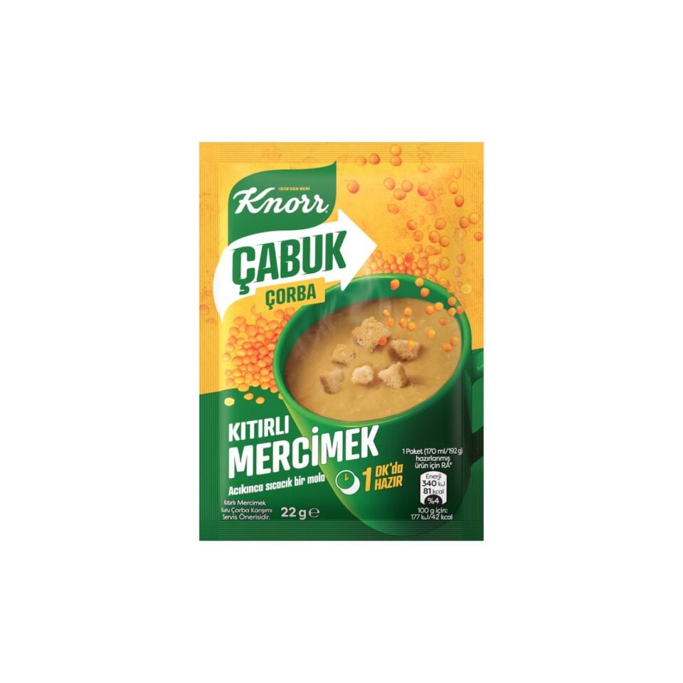 Knorr Çabuk Çorba 6 Çeşit 36 lı Karma Paket