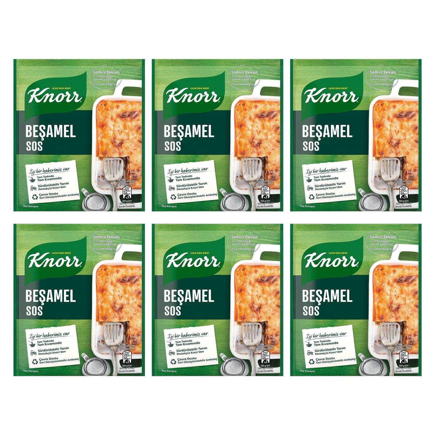Knorr Beşamel Sos 70 Gr x 6 Adet