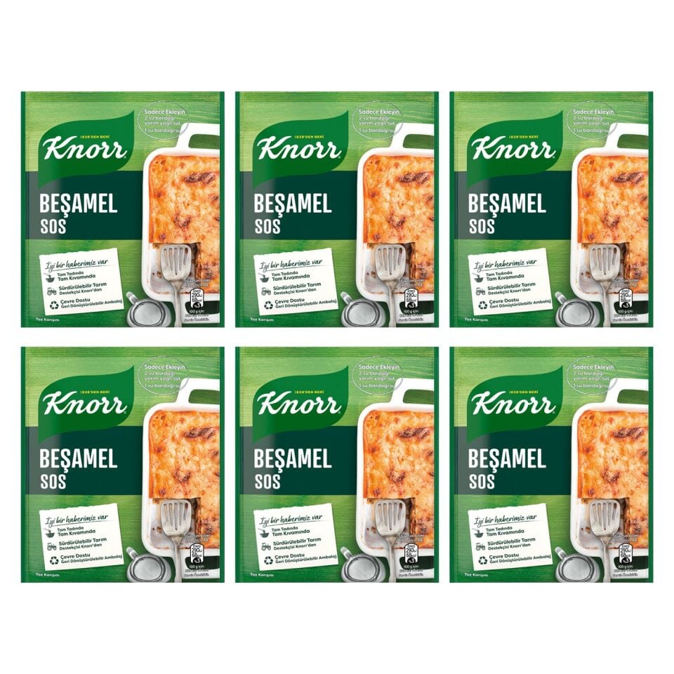 Knorr Beşamel Sos 70 Gr x 6 Adet
