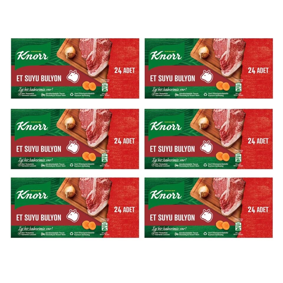 Knorr Et Suyu Bulyon 24 lü 240 Gr x 6 Adet