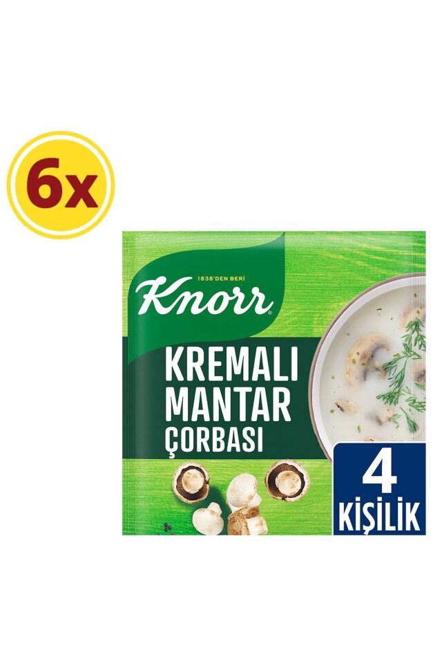 Knorr Kremalı Mantar Çorbası 63 gr X 6 Adet