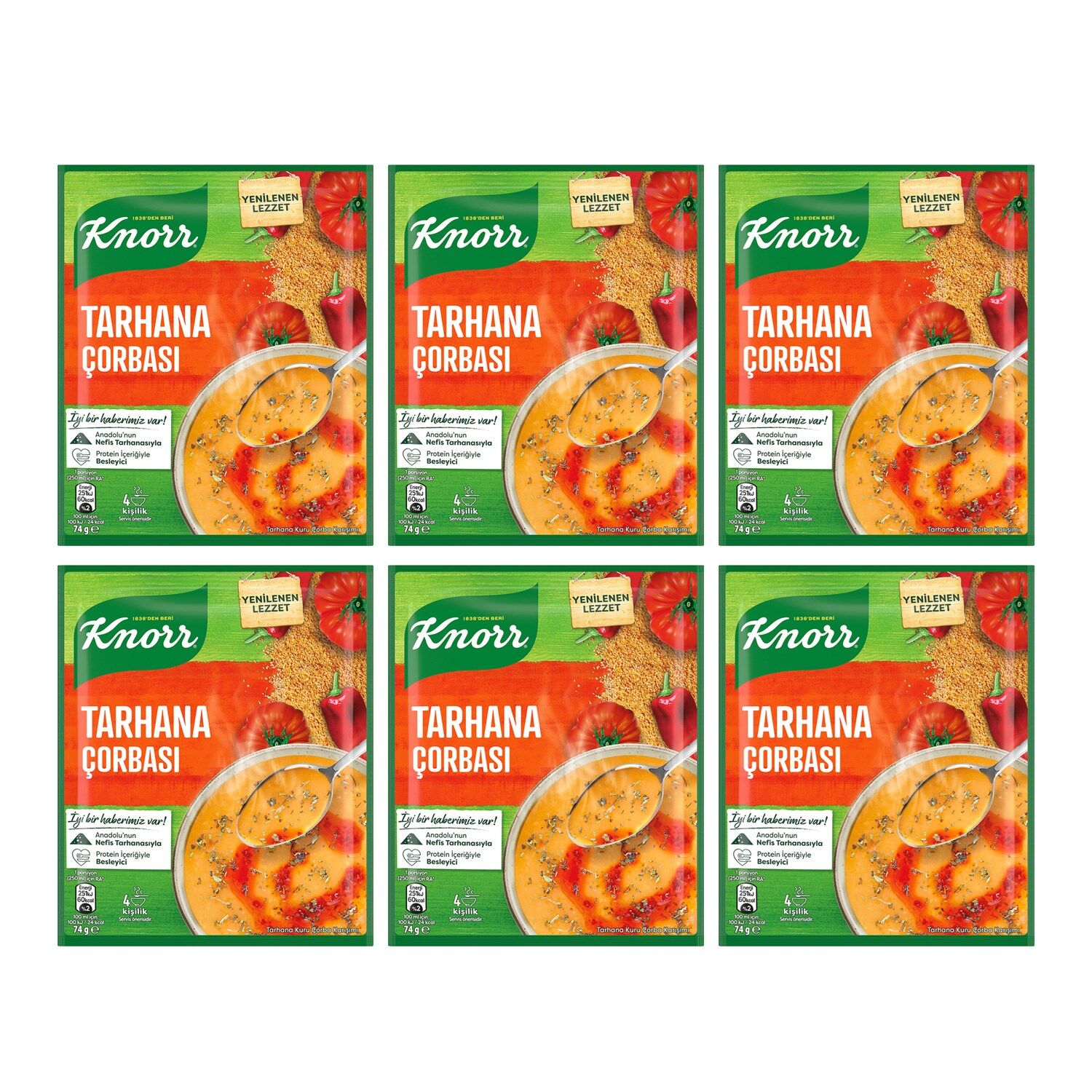 Knorr Tarhana Çorbası 74 gr x 6 Adet