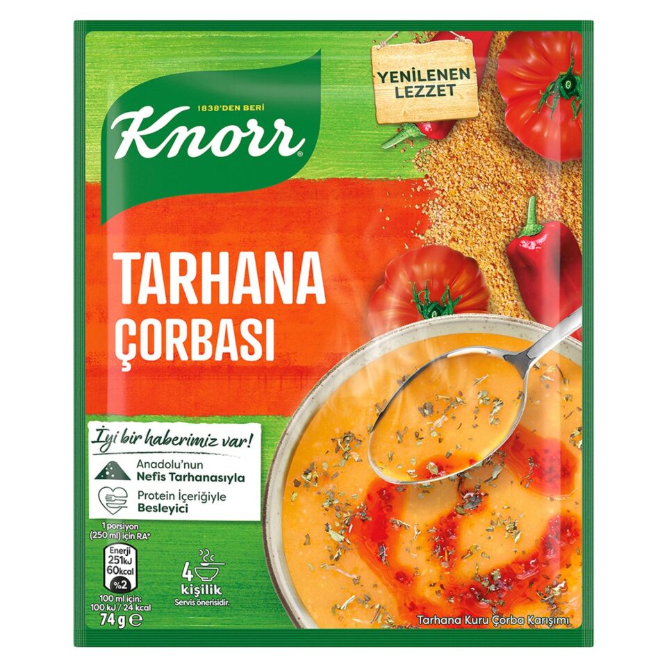 Knorr Tarhana Çorbası 74 gr x 6 Adet
