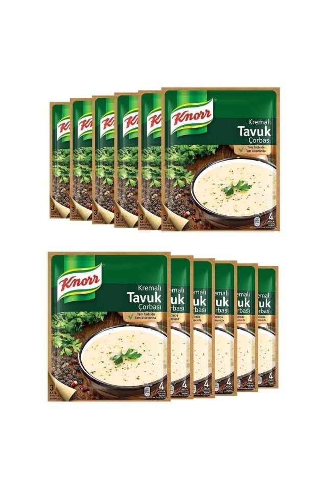 Knorr Kremalı Tavuk Çorbası 65 gr x 12 Adet